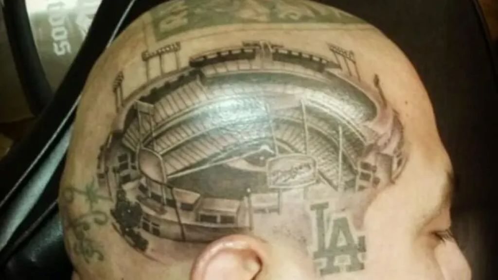 What celebrity is a huge Dodgers fan