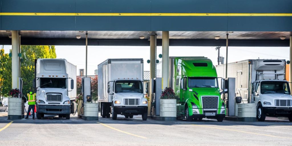 What is the fuel capacity of a semi-truck