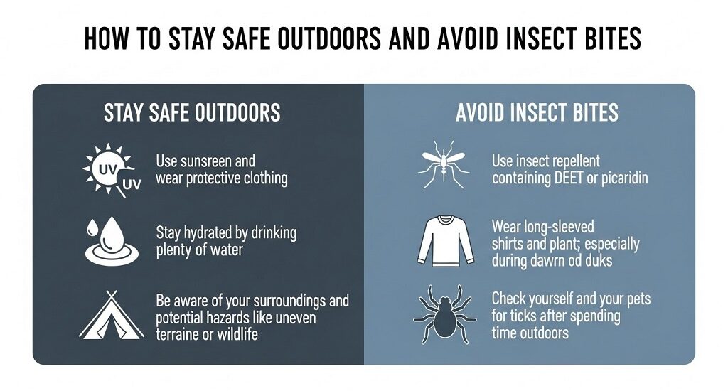 How to Stay Safe Outdoors and Avoid Insect Bites