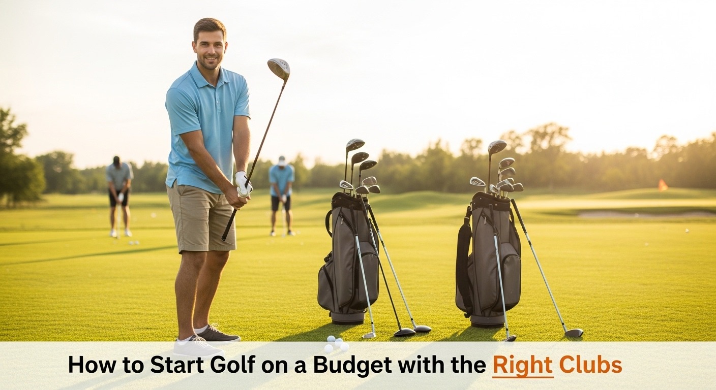 Complete cheap golf club set with bag for beginners