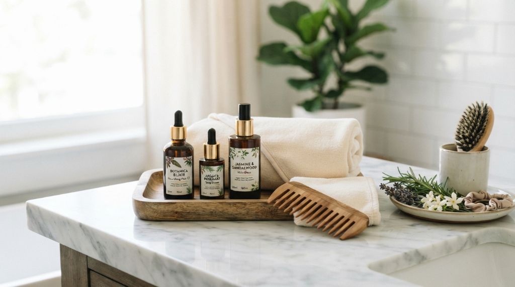 Hair care routine for healthier-looking hair