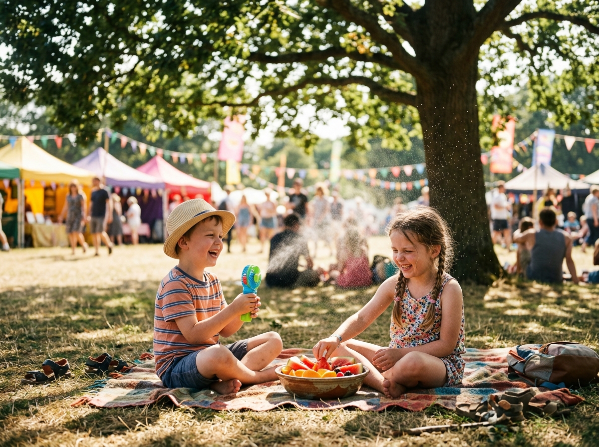 Keep kids entertained and cool at crowded outdoor events. Discover smart packing tips, easy cooling hacks, and crowd-safe games to prevent summer meltdowns.